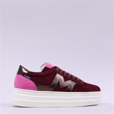 Marco Moreo Atlanta Platform Trainer - Burgundy Suede